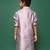 Mauve boys kurta in silk fabric brings festive charm for diwali navratri ganesh chaturthi