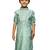Classic royal green boys kurta with jaquard radiates elegance for puja special