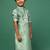 Regal green boys kurta with jaquard makes diwali navratri ganesh chaturthi shine bright