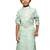 Premium cotton green printed kurta for boys blends heritage with modern style for festivals
