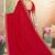 Red sequin embroidered work georgette designer saree sari