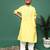 Silk blend yellow kurta set for boys perfect for diwali navratri & ganesh chaturthi