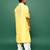Silk blend yellow kurta set for boys perfect for diwali navratri & ganesh chaturthi