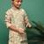 Brown cotton printed kurta set for boys ideal for diwali navratri and ganesh chaturthi