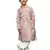 rust cotton chikankari kurta pajama for kids