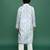Teal blue kurta set for boys with sequins perfect for diwali navratri ganesh chaturthi