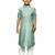 Classic royal green boys kurta set with jaquard radiates elegance for puja special