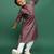Rich wine silk boys kurta set ideal for festive look during diwali navratri ganesh chaturthi