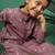 Rich wine silk boys kurta set ideal for festive look during diwali navratri ganesh chaturthi
