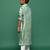 Regal green boys kurta set with jaquard makes diwali navratri ganesh chaturthi shine bright
