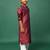 Presents royal maroon boys kurta set perfect to celebrate diwali navratri ganesh chaturthi