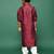 Presents royal maroon boys kurta set perfect to celebrate diwali navratri ganesh chaturthi