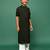 Olive kurta set with subtle sequin stylish pick for diwali navratri ganesh chaturthi fest