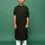 Olive kurta set with subtle sequin stylish pick for diwali navratri ganesh chaturthi fest