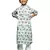 sky blue cotton printed kurta pajama for kids