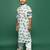 Sky blue kurta set offers fresh and timeless style for diwali navratri ganesh chaturthi