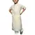 beige cotton printed kurta pajama for kids