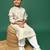 Beige boys kurta set perfect festive wear to bright during diwali navratri ganesh chaturthi