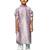 Mauve boys kurta set in silk fabric bring festive charm for diwali navratri ganesh chaturthi