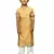 glod silk woven design kurta pajama for kids