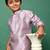 Mauve boys kurta set in silk fabric bring festive charm for diwali navratri ganesh chaturthi