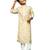 Premium cotton light yellow printed kurta set for boys blends heritage and modern charm