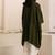 Green plain cotton silk Kurta Set