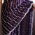 Purple Color Soft Shiny Pixel Crushed Space Silk blend Saree
