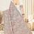 White color resham multi kashmiri embroidery work saree with blouse