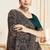 Morpeach color resham multi kashmiri embroidery work saree with blouse