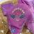 Lavender Color Party Wear Two Tone Crunchy Silk Saree