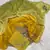 Lime Color Party Wear Two Tone Crunchy Silk Saree