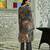 Grey pure natural crepe floral printed straight kurta with pant & printed dupatta