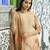 Peach pure natural crepe floral printed straight kurta with pant & printed dupatta