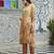 Peach pure natural crepe floral printed straight kurta with pant & printed dupatta