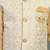 Boys fawn cotton silk geometric floral motifs kurta & dhoti set with waistcoat