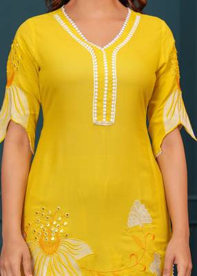  Embroidered Tunic With Trousers Co-Ords 4