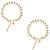 Gold plated traditional kundan stone payal anklets for women (a024g)