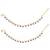 Gold plated traditional kundan stone payal anklets for women (blue)