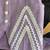 Purple embroidered cotton co ord set