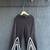 Black embroidered cotton pant