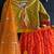 Multicolor printed cotton lehenga
