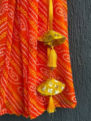 Multicolor printed cotton lehenga 4