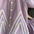 Purple embroidered cotton co ord set