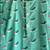 Green printed cotton silk kurta set