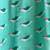 Green printed cotton silk kurta set