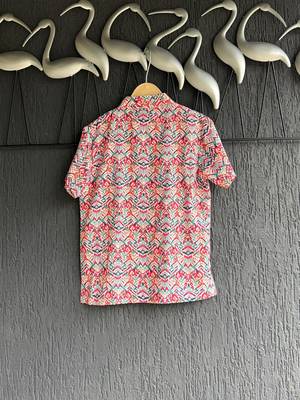 Multicolor printed cotton shirt 3