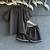 Black embroidered cotton co ord set