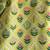 Yellow printed cotton silk kurta set