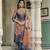 Peach color beautiful gucci silk fabric readymade stylish ethnic suits for girls